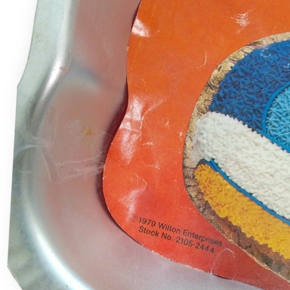 Wilton 2 vintage 1970s cake pans new cowboy and running shoe - Picture 4 of 8